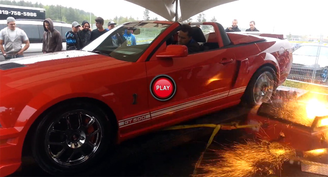  Yep, That Looks Broken: Shelby GT500 Obliterates a Dyno in Canada