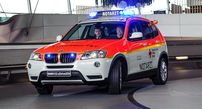  BMW Jumps On the Paramedic Bandwagon in Germany with X3 SUV