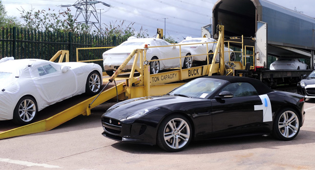  Jaguar F-Type Enjoys a Vibrant Start, Half of 2013's Production Already Sold Out