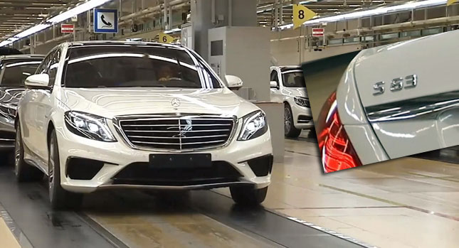  New Mercedes S63 AMG "Accidentally Revealed" While Rolling Off the Production Line?