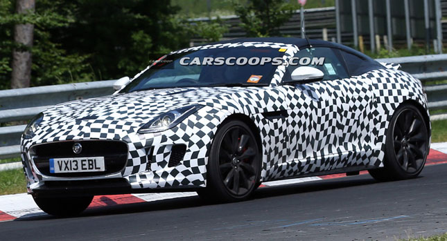  Spied: Jaguar Hones New F-Type Coupe on the Nürburgring