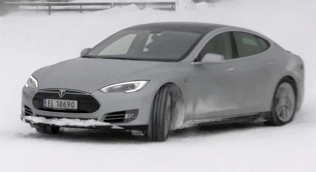  Norwegians Conduct Cold Weather Test of Tesla Model S, Find Range Satisfactory [w/Video]