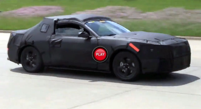  Spied: Watch and Hear a 2015 Ford Mustang Prototype on the Road