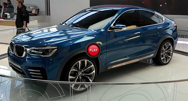  BMW X4 Heads Out of Photo Studio and Onto Revolving Platform in New Unofficial Video