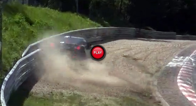  Toyota GT 86 Rent-a-Car Performs a Painful Crash-Exit at the 'Ring