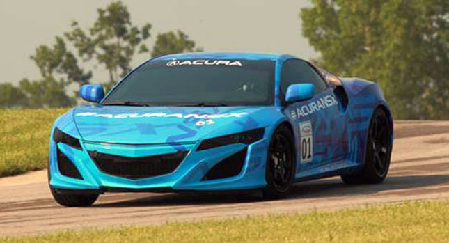  Acura's New NSX Prototype Teased, will Run a Lap Before Mid-Ohio Indy 200