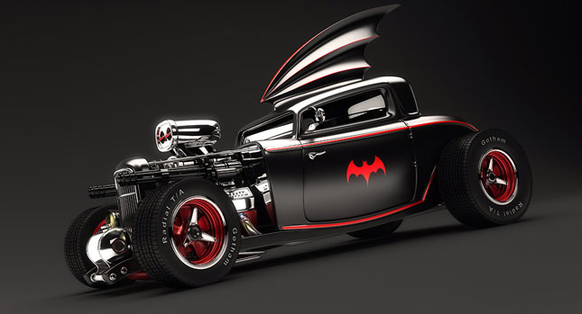  Great Batusi! Designer Dreams Up a Hot Rod for Batman