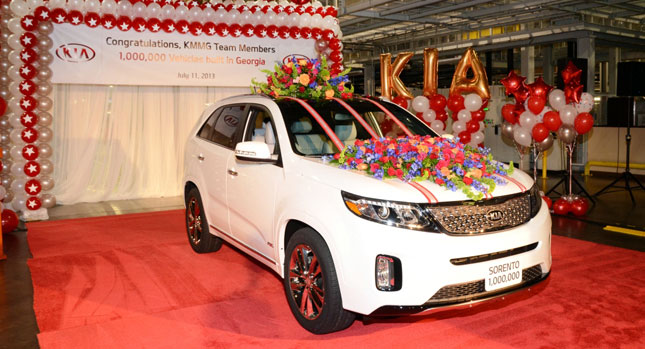  Kia Builds One Millionth Vehicle in the United States