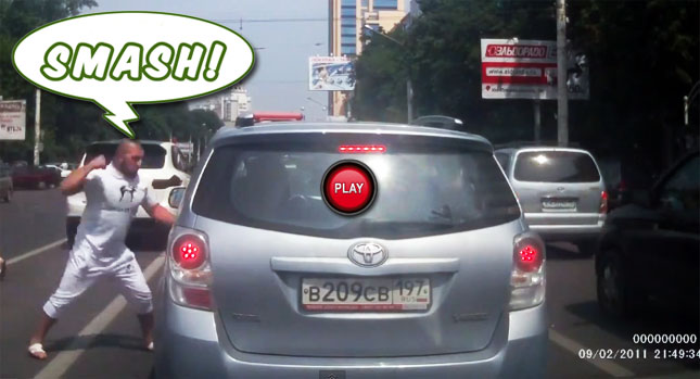 Albino Hulk In Porsche Goes Ballistic On Toyota Verso Carscoops