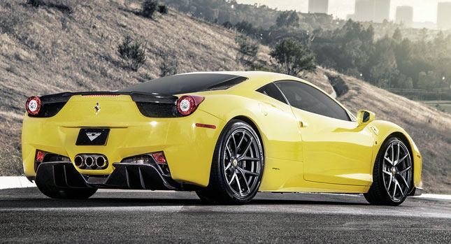  A Light Aero and Wheel Package for Ferrari 458 from Vorsteiner [w/Video]