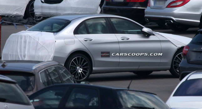  Scoop: New 2015 Mercedes C-Class Sedan Shows More Skin