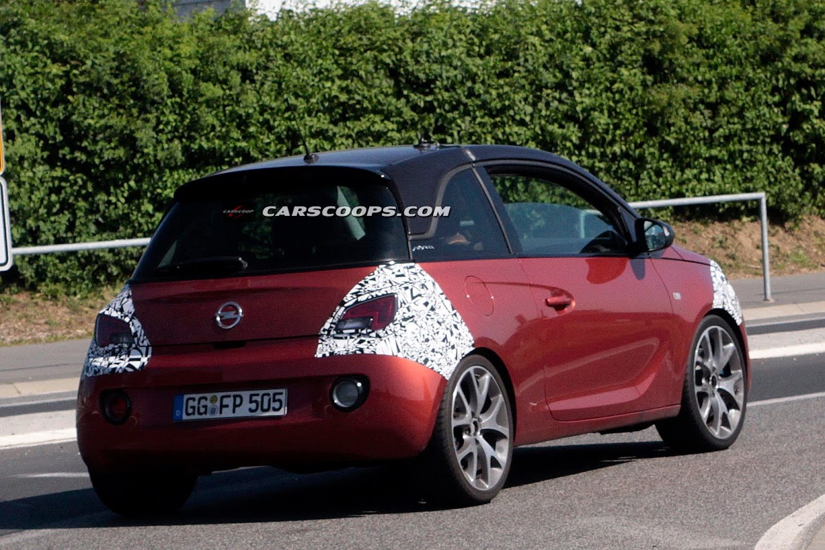 Spied Modified Opel Adam Prototype Hints At Opc Version Carscoops