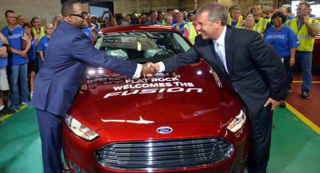  Ford Begins Production of the Fusion for the First Time in the U.S.