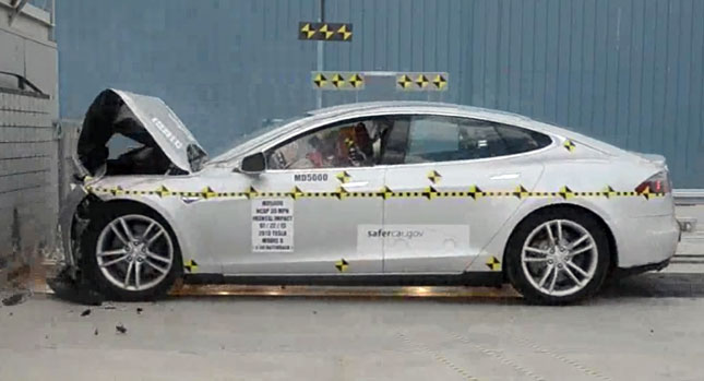  NHTSA Says Tesla Model S is the Safest Car it Has Ever Tested [w/Videos]