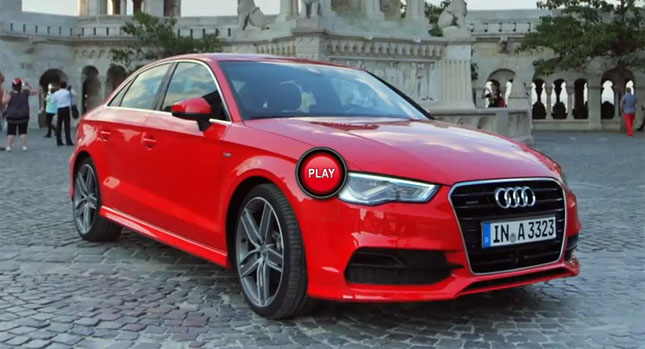  Watch the New Audi A3 Sedan Tour the Picturesque Streets of Budapest