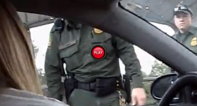  Lady Stands Her Ground and Won't Let U.S. Border Officers Check Her Car