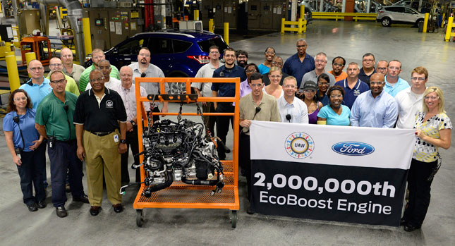  Ford Builds Two Millionth EcoBoost Engine Worldwide