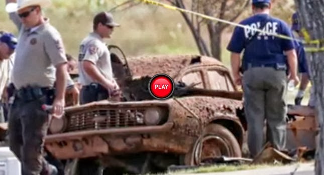  Chevys Sitting for Decades in Oklahoma Lake Contained Human Remains