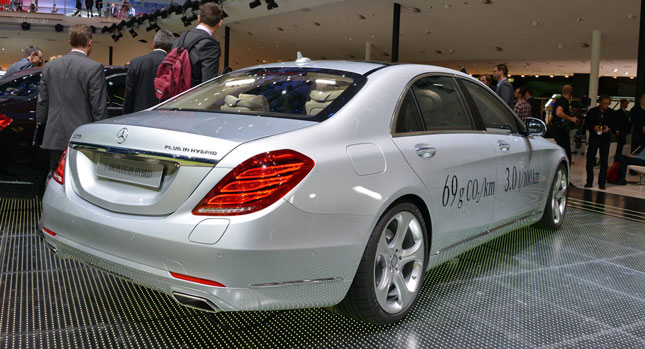  Mercedes-Benz S500 Plug-In Hybrid Makes Frankuft Debut, Needs Just 3 L/100KM