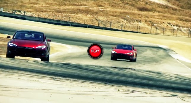  Tesla Model S is No Track Car, But it Handles the Laguna Seca Corkscrew Well