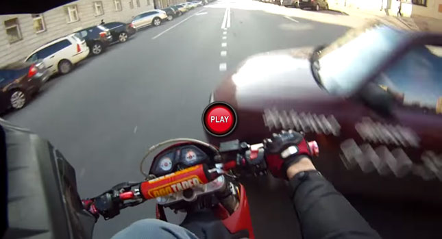  At Least This Speedy Biker Made it Out Alive