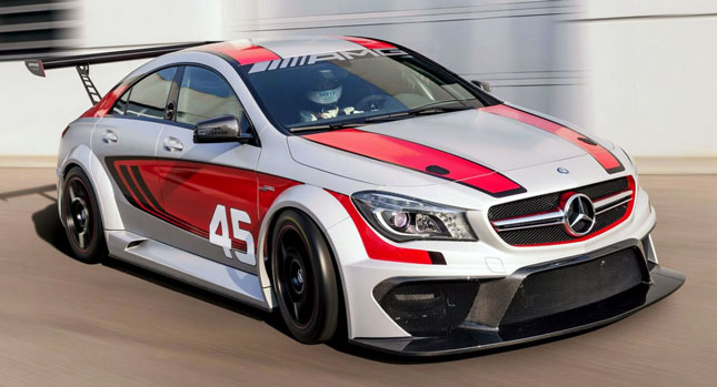  New Mercedes-Benz CLA 45 AMG Racing Series Concept Speeding Towards Frankfurt Auto Show