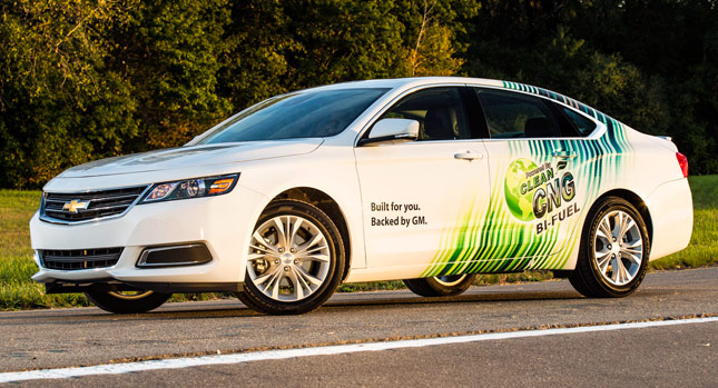  New Bi-Fuel Option for 2015 Chevrolet Impala in the States, Runs on Gasoline or CNG [w/Video]