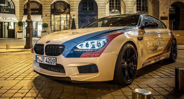 BMW M6 Gran Coupe MotoGP Safety Car Paces…Paris Traffic [w/Video 