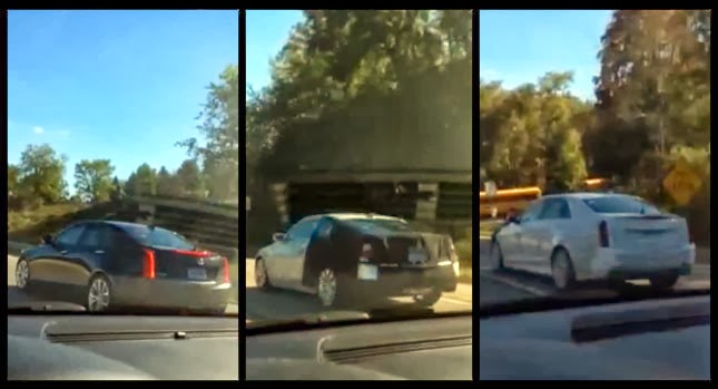  Reader Captures Convoy of Eight Cadillac Prototypes, But What Are They? [w/Video]