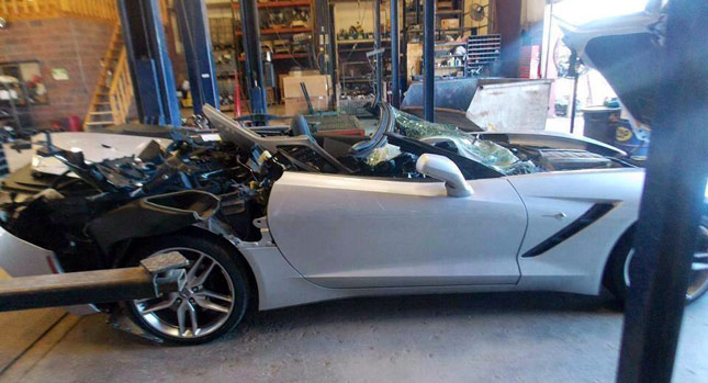  Decapitated 2014 Corvette Stingray Adds to C7 Crash Incidents