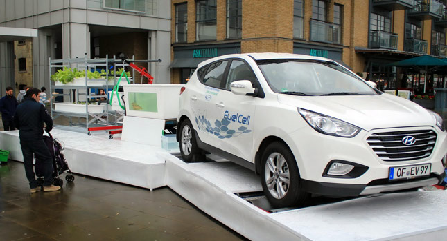  Hyundai Creates Fuel Cell Farm Powered by Hydrogen-Fuelled iX35