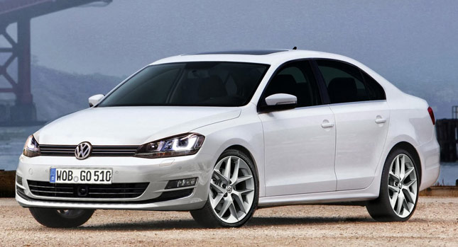  2015 Volkswagen Jetta Facelift Envisioned by Artist