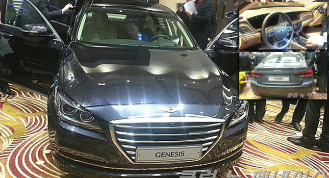  2015 Hyundai Genesis Sedan Makes Debut at (a Not So) Private Event