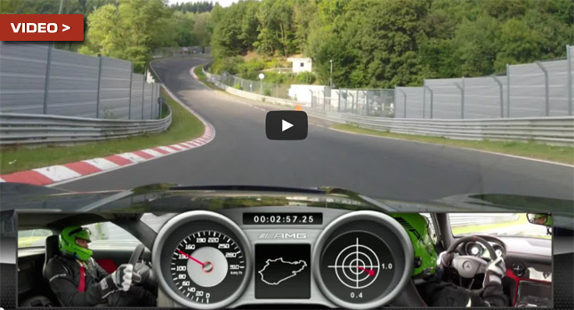  Mercedes-Benz SLS AMG Black Edition Thrashes Nürburgring into Submission