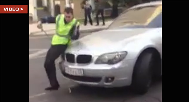  BMW Driver Won't Take Stop for an Answer from Russian Traffic Cop