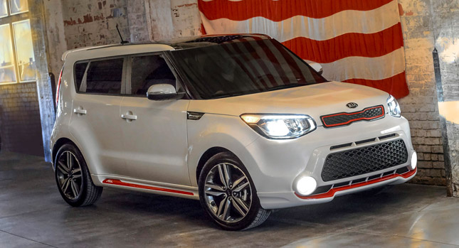  Kia Releases 2014 Soul Red Zone Limited Edition Inspired by Track'ster Concept