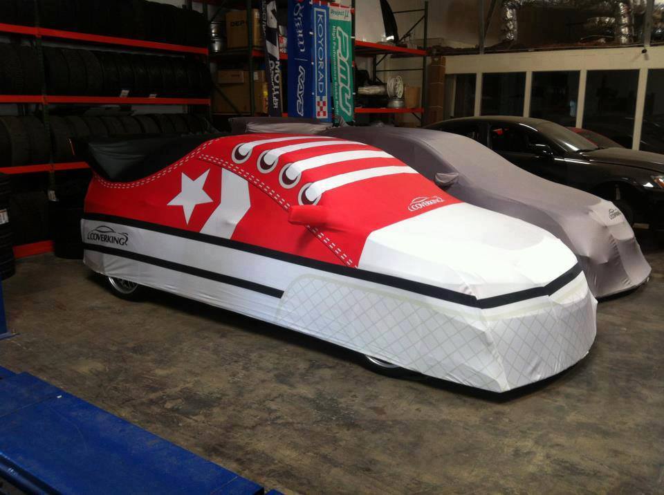 al menos Mono Excelente Can You Tell The Car Under This Converse Chuck Taylor Sneaker-Style Cover?  | Carscoops