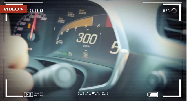  Chevy Engineer Takes Corvette Stingray to 300km/h on the Autobahn