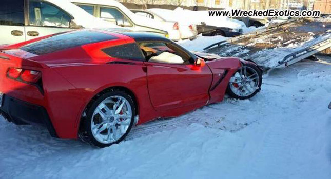  Anyone Know About This 2014 Corvette Stingray C7 Crash?