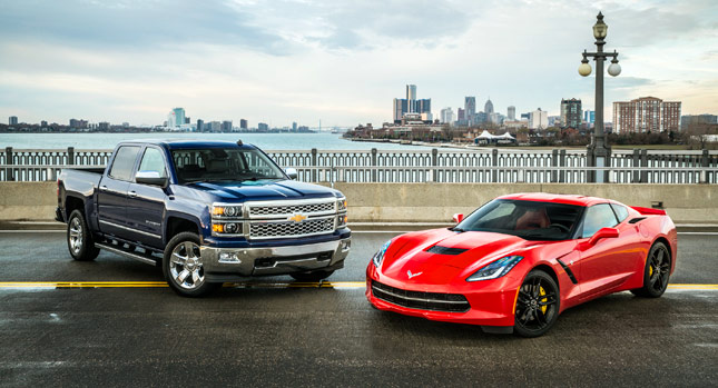  GM Scoops 2014 North American Car and Truck of the Year Awards with Corvette & Silverado