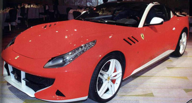  One Off Ferrari SP FFX Breaks Cover with…White Beard and Sideburns