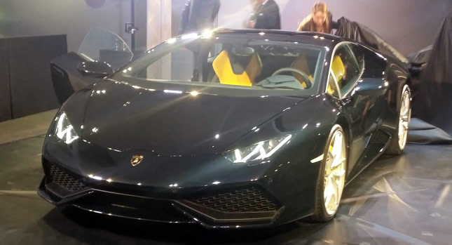 Lamborghini Huracan Seen Again at Private Viewing | Carscoops