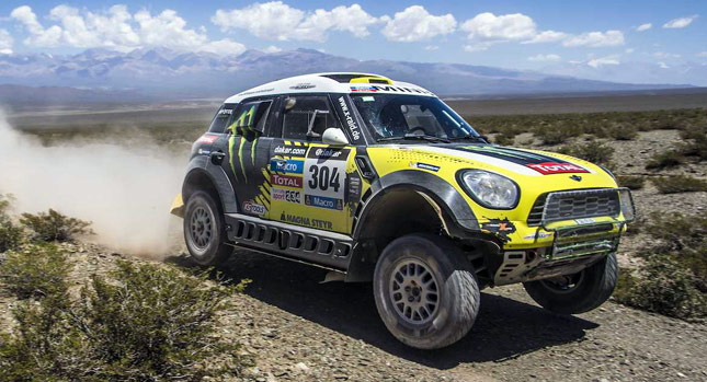  Mini Dominates 2014 Dakar Rally, Fills Podium