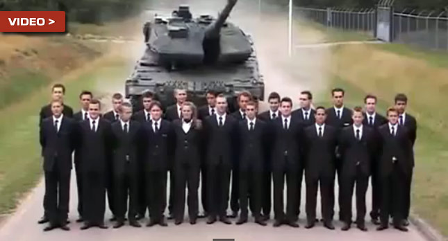  Standing in Front of a Tank Performing an Emergency Brake Test Takes Some Kahunas