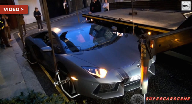  Watching Lamborghini Aventador Dumped Onto Truck Will Make You Cringe