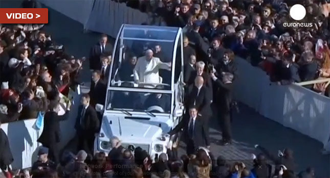  Pope Francis Gives Hitchhiker a Holy Ride in the Popemobile