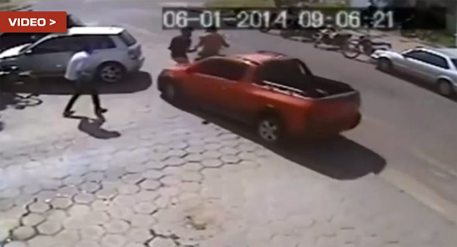  Motorcycle-Riding Bandits Collect a Very Painful Surprise