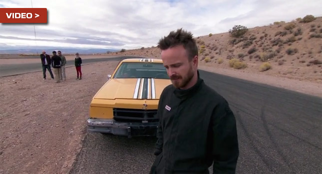  Aaron Paul Tries to Brake Bad at Need For Speed Driving School