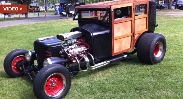  1926 Woodie Hotrod is a Different Kind of Surf Wagon