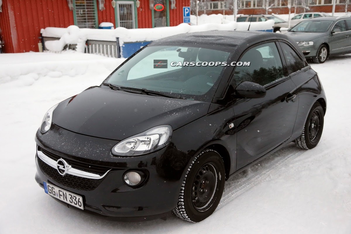 Scoop Another Close Look At The New Opel Adam Cabrio Carscoops